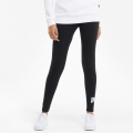 Puma Legginsy codzienne Essentials Logo - Bawełna - czarne Damskie